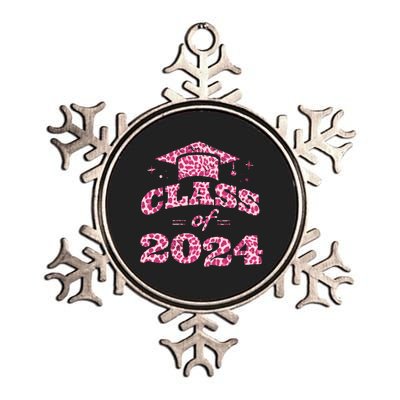 Funny Senior Graduation Gift Class Of 2024 Senior Girl Metallic Star Ornament