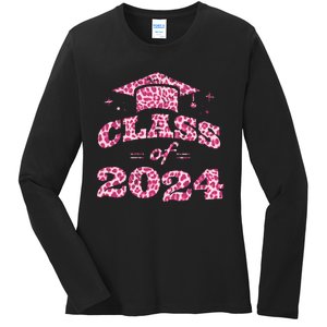 Funny Senior Graduation Gift Class Of 2024 Senior Girl Ladies Long Sleeve Shirt