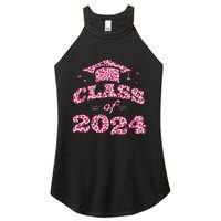 Funny Senior Graduation Gift Class Of 2024 Senior Girl Women's Perfect Tri Rocker Tank