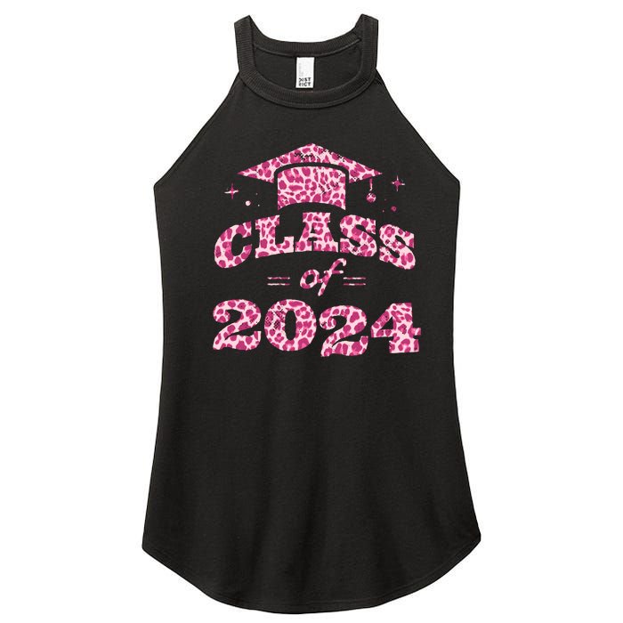 Funny Senior Graduation Gift Class Of 2024 Senior Girl Women's Perfect Tri Rocker Tank