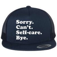 Funny Selfcare Gift For Women Boy Or Girl Flat Bill Trucker Hat