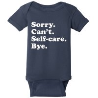 Funny Selfcare Gift For Women Boy Or Girl Baby Bodysuit