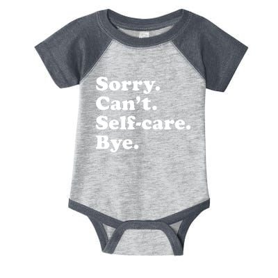 Funny Selfcare Gift For Women Boy Or Girl Infant Baby Jersey Bodysuit