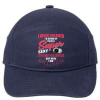 Funny Stump Grinder Quote For Arborist And Logger 7-Panel Snapback Hat