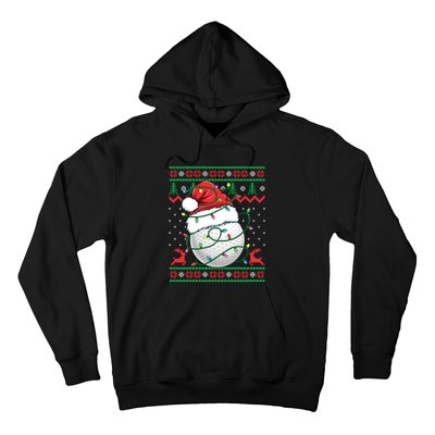 Funny Santa Golf Ugly Christmas Golfing Hoodie