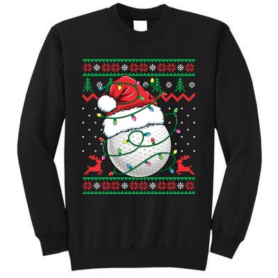 Funny Santa Golf Ugly Christmas Golfing Sweatshirt