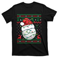 Funny Santa Golf Ugly Christmas Golfing T-Shirt