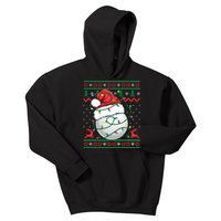 Funny Santa Golf Ugly Christmas Golfing Kids Hoodie