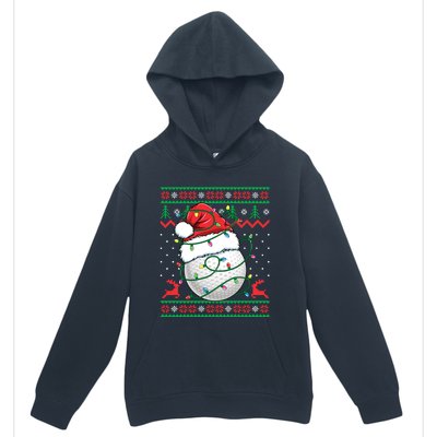 Funny Santa Golf Ugly Christmas Golfing Urban Pullover Hoodie