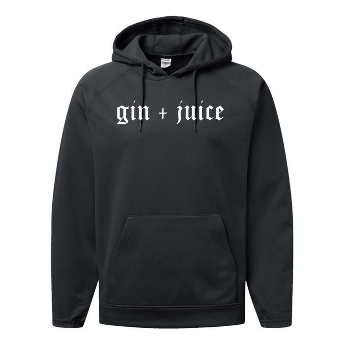 Fo Shizzle Gin + Juice Performance Fleece Hoodie