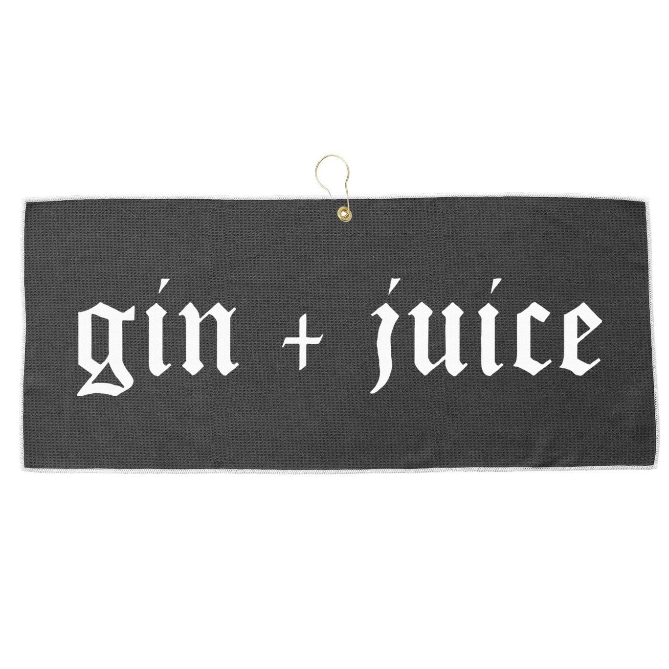 Fo Shizzle Gin + Juice Large Microfiber Waffle Golf Towel