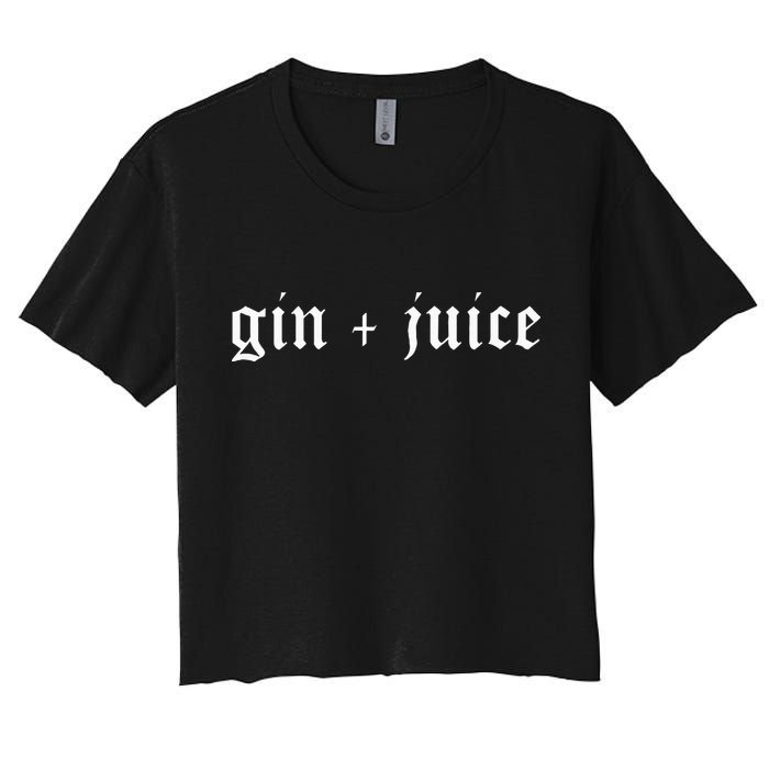 Fo Shizzle Gin + Juice Women's Crop Top Tee