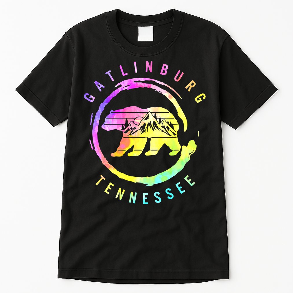 Funny Saying Gatlinburg Bear Tennessee Tall T-Shirt