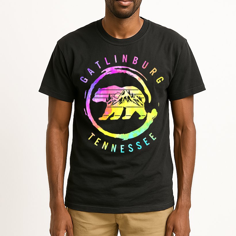 Funny Saying Gatlinburg Bear Tennessee Tall T-Shirt