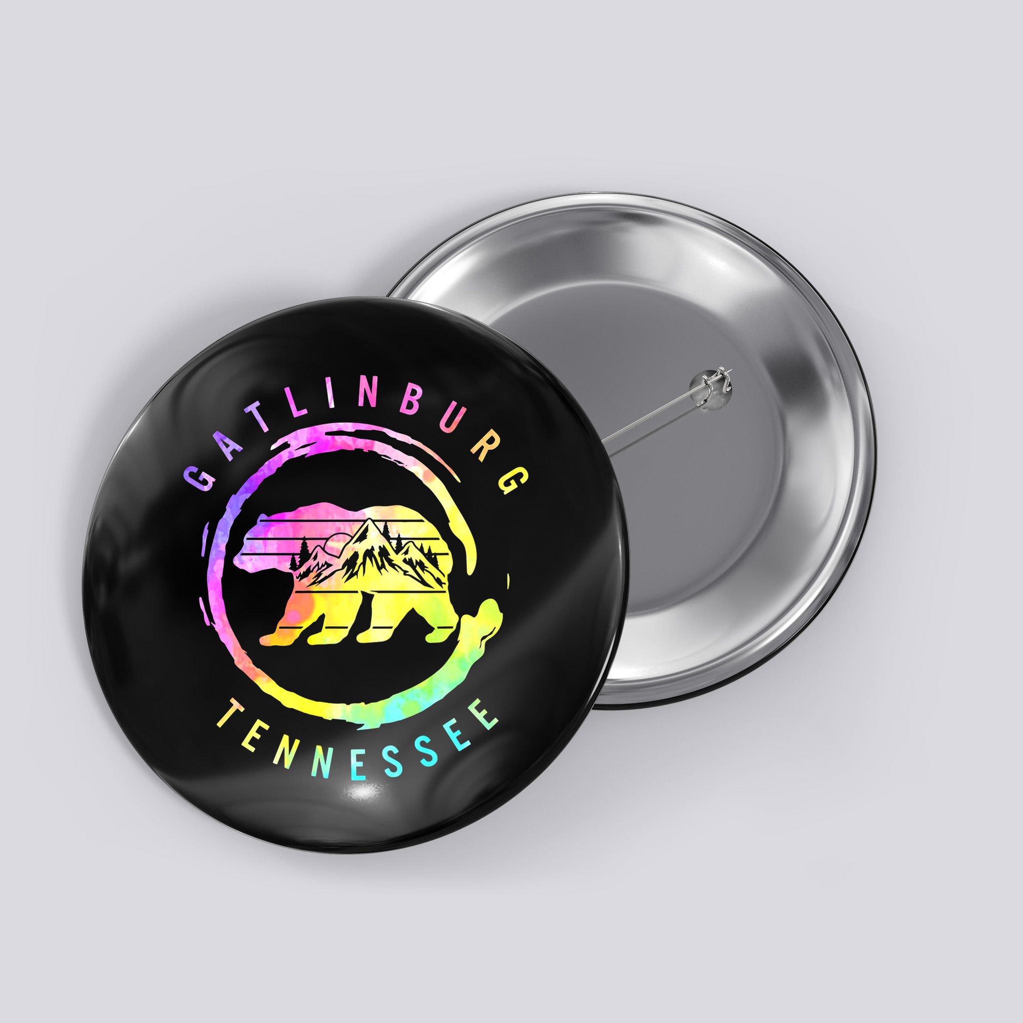 Funny Saying Gatlinburg Bear Tennessee Button