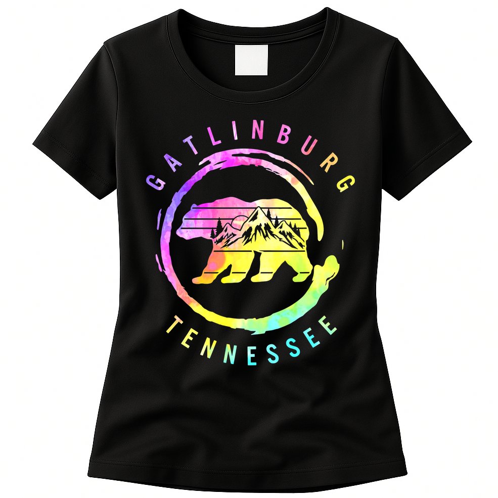 Funny Saying Gatlinburg Bear Tennessee Womens T-Shirt