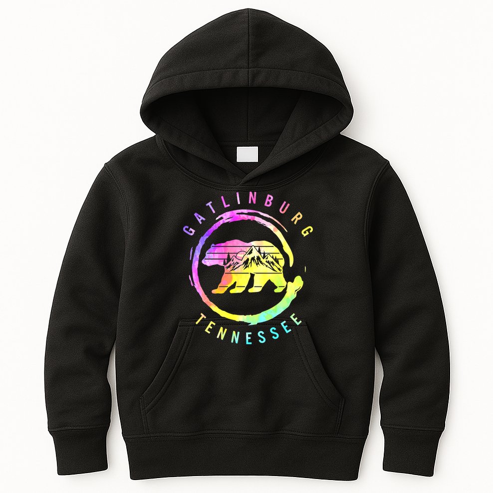 Funny Saying Gatlinburg Bear Tennessee Kids Hoodie