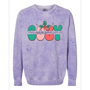 Festive Season Greetings Illustration Colorblast Crewneck Sweatshirt