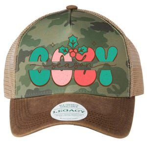 Festive Season Greetings Illustration Legacy Tie Dye Trucker Hat