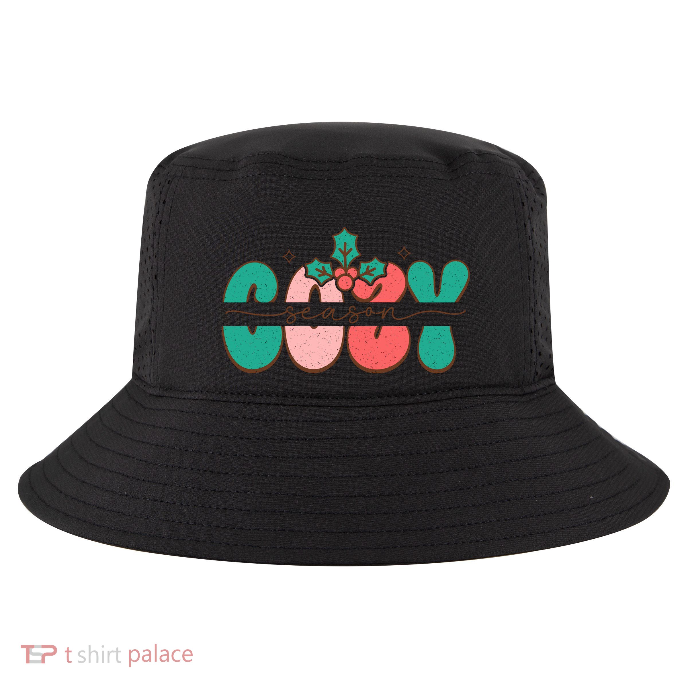 Festive Season Greetings Illustration Cool Comfort Performance Bucket Hat