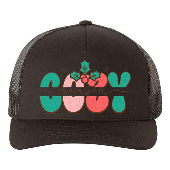 Festive Season Greetings Illustration Yupoong Adult 5-Panel Trucker Hat