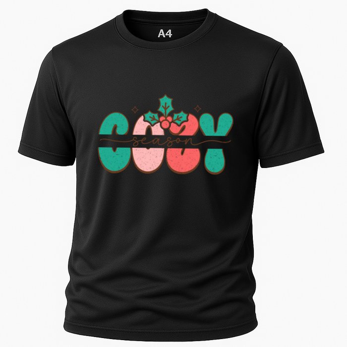 Festive Season Greetings Illustration Cooling Performance Crew T-Shirt