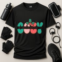 Festive Season Greetings Illustration Cooling Performance Crew T-Shirt