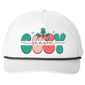 Festive Season Greetings Illustration Snapback Five-Panel Rope Hat