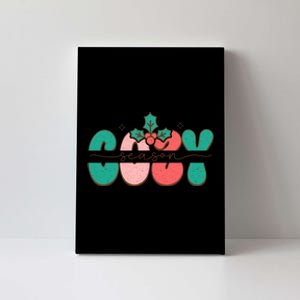 Festive Season Greetings Illustration Canvas