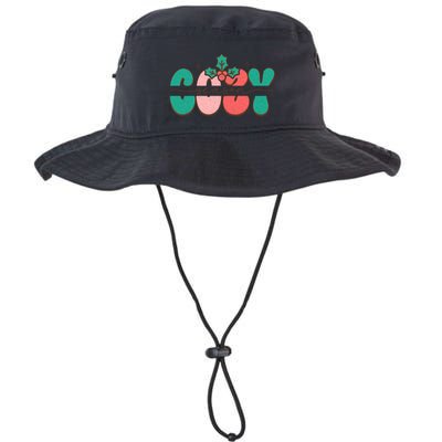 Festive Season Greetings Illustration Bucket Hat