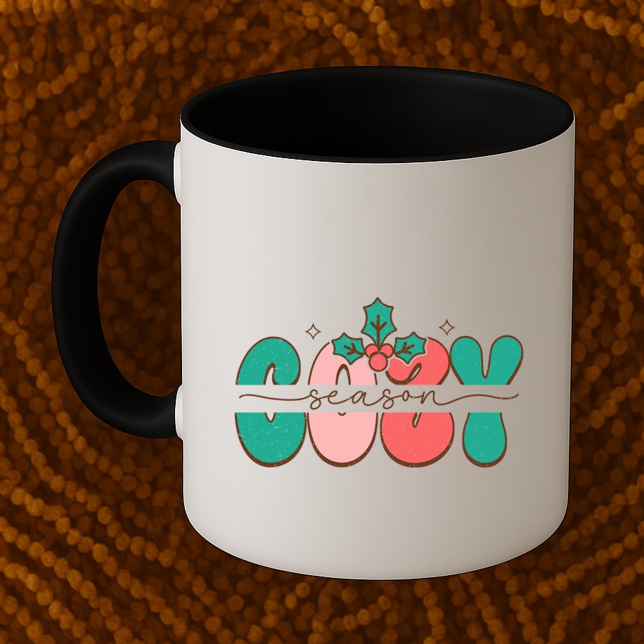 Festive Season Greetings Illustration Mug