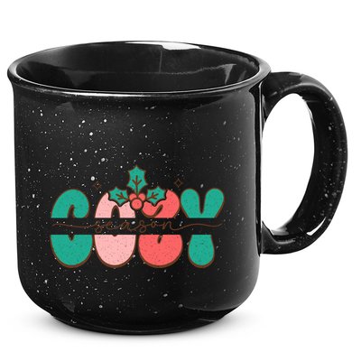 Festive Season Greetings Illustration 15oz Campfire Ceramic Mug