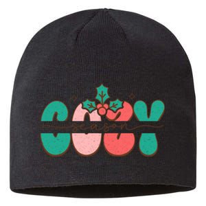 Festive Season Greetings Illustration Sustainable Beanie