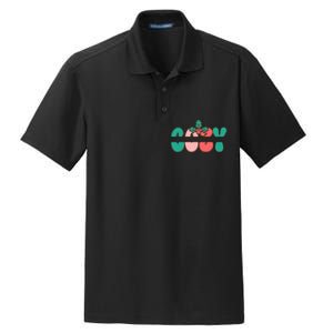 Festive Season Greetings Illustration Dry Zone Grid Polo