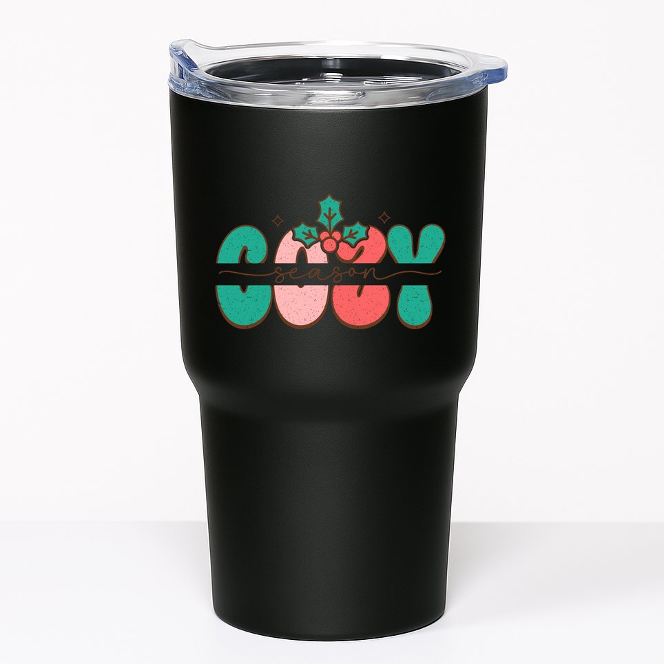 Festive Season Greetings Illustration Tumbler