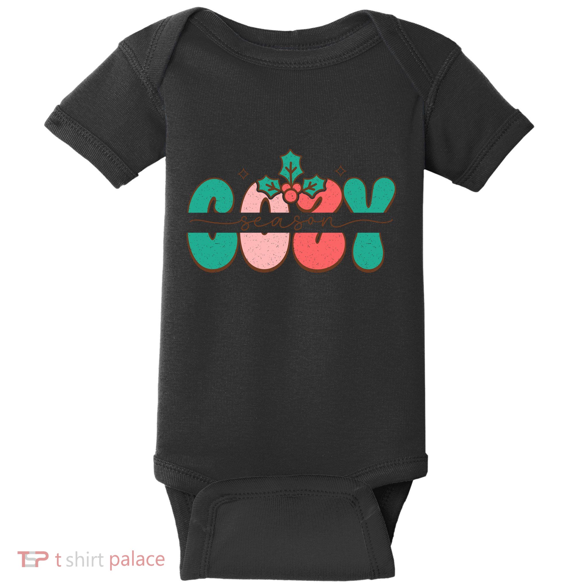 Festive Season Greetings Illustration Baby Bodysuit