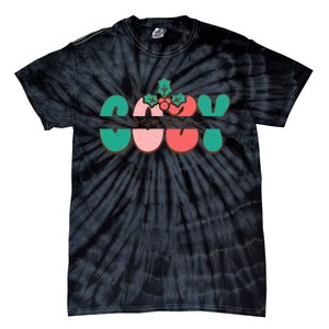 Festive Season Greetings Illustration Tie-Dye T-Shirt