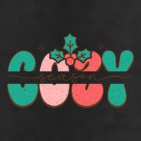 Festive Season Greetings Illustration Trucker Hat