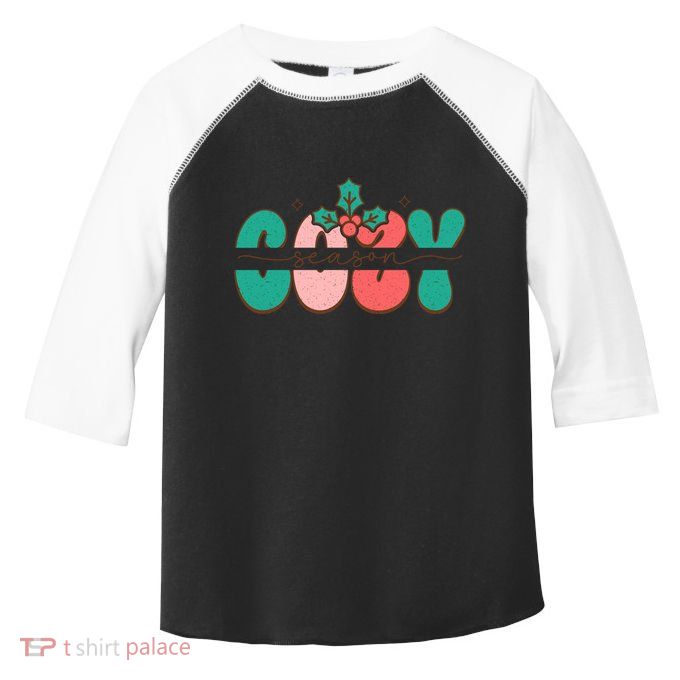 Festive Season Greetings Illustration Toddler Fine Jersey T-Shirt