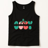 Festive Season Greetings Illustration Tank Top