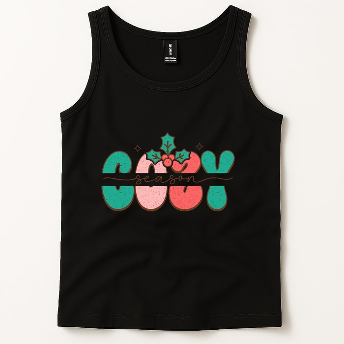 Festive Season Greetings Illustration Tank Top