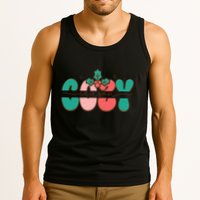 Festive Season Greetings Illustration Tank Top