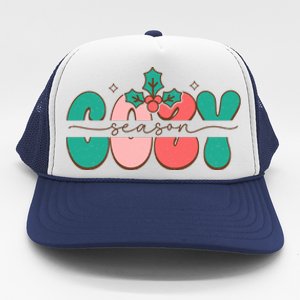 Festive Season Greetings Illustration Trucker Hat