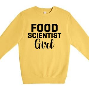 Food Scientist Gift Premium Crewneck Sweatshirt