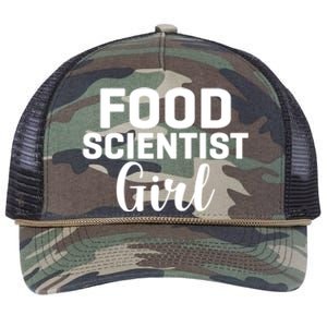 Food Scientist Gift Retro Rope Trucker Hat Cap