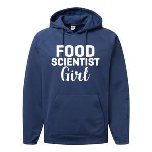 Food Scientist Gift Performance Fleece Hoodie