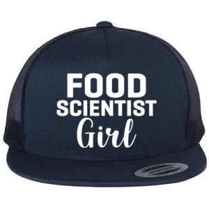 Food Scientist Gift Flat Bill Trucker Hat