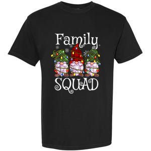 Family Squad Gnomies Christmas Gnome Family Matching Pjs Gift Garment-Dyed Heavyweight T-Shirt