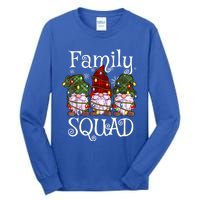 Family Squad Gnomies Christmas Gnome Family Matching Pjs Gift Tall Long Sleeve T-Shirt