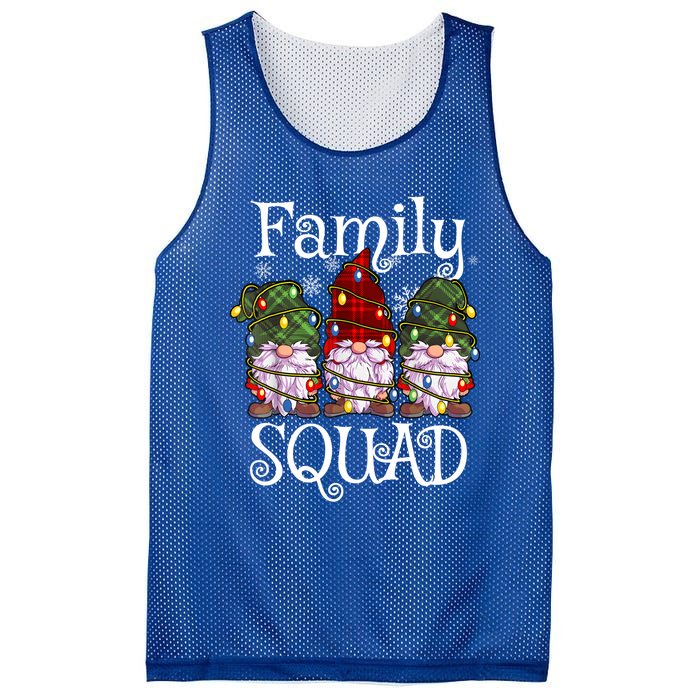 Family Squad Gnomies Christmas Gnome Family Matching Pjs Gift Mesh Reversible Basketball Jersey Tank